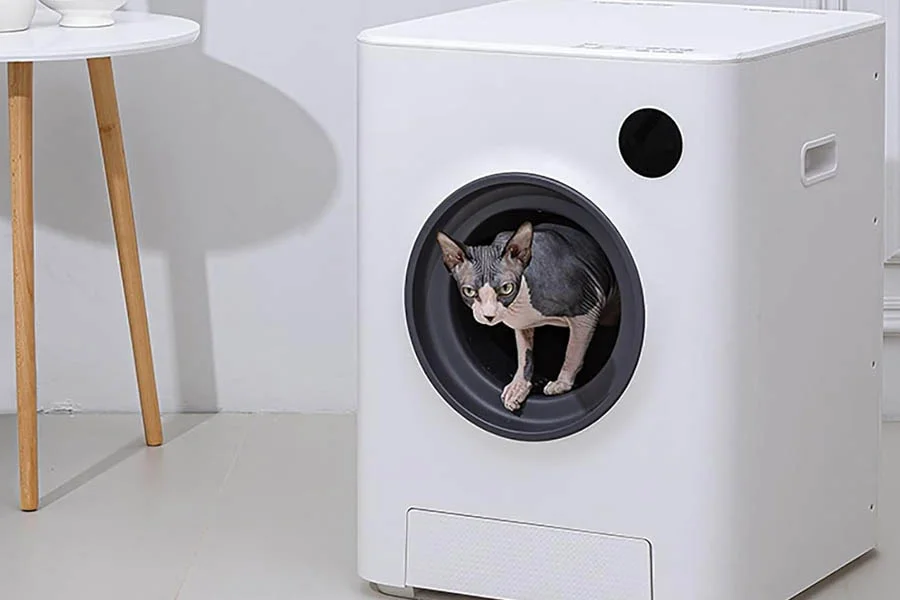 automatic litter box for multiple cats