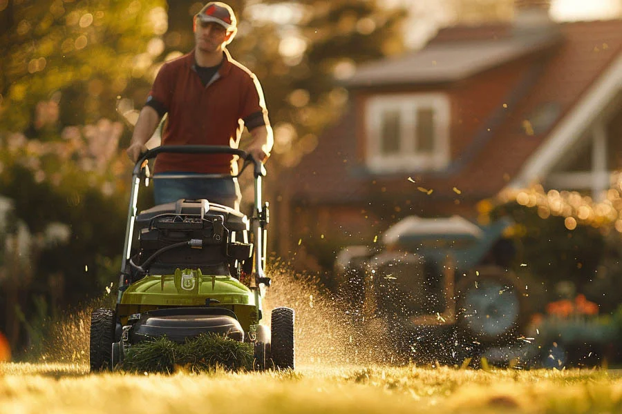 small battery lawn mower