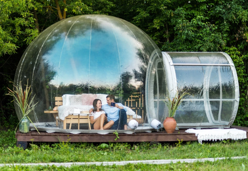 pvc inflatable bubble tent